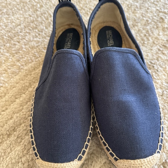 Michael Kors Blue Slip-On Loafers - Picture 1 of 2